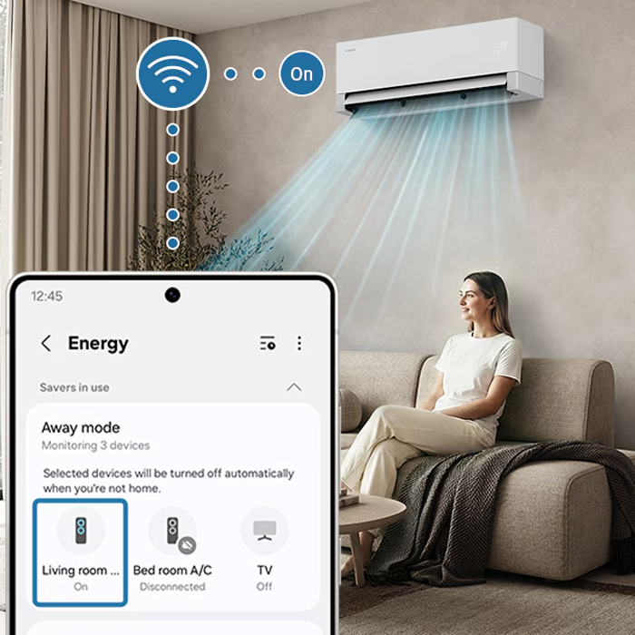 Samsung AC Split 1 1/2 PK Inverter Windfree Neo Ultra AI - AR80H13DADWNSE